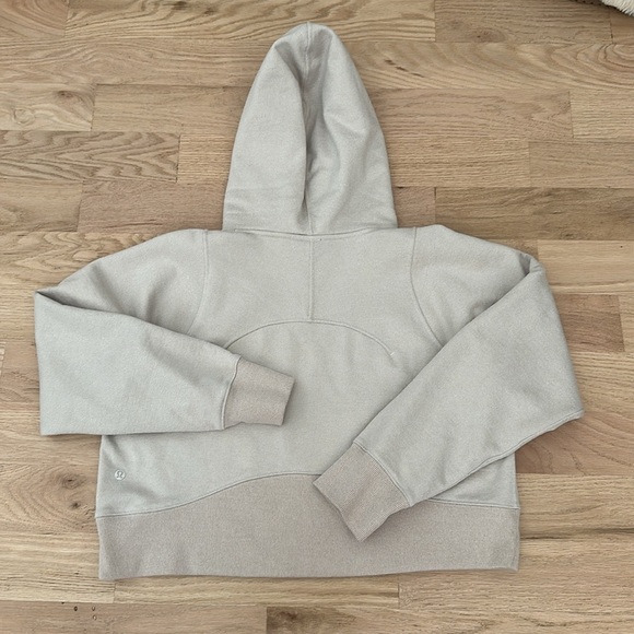 Lululemon Loungeful Cropped Hoodie *Spark Bone / Beige S - Picture 8 of 12